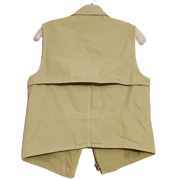 Madewell | Women's Small Green Safari Utility Vest (Size Small) - Picture 16 of 16